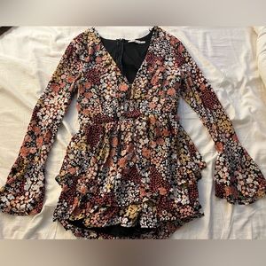 FLORAL ROMPER from Francesca’s